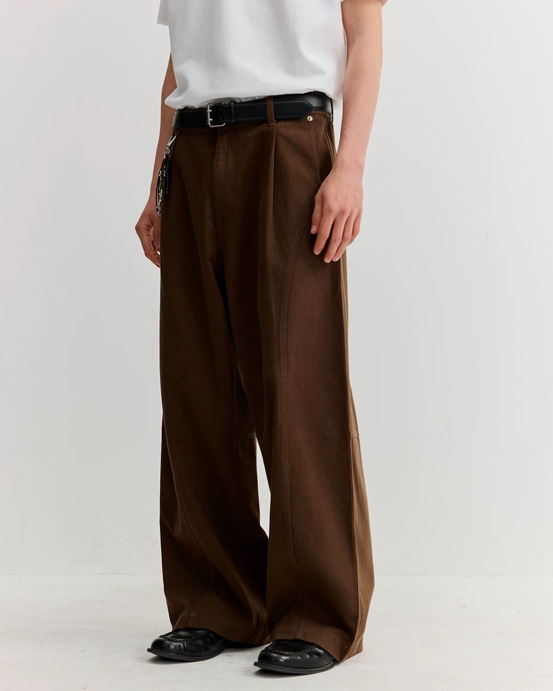 Lyocell-blend Curved Pants　WP113