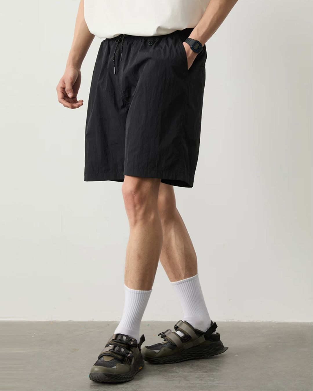 Drawstring Mesh Shorts　SP072