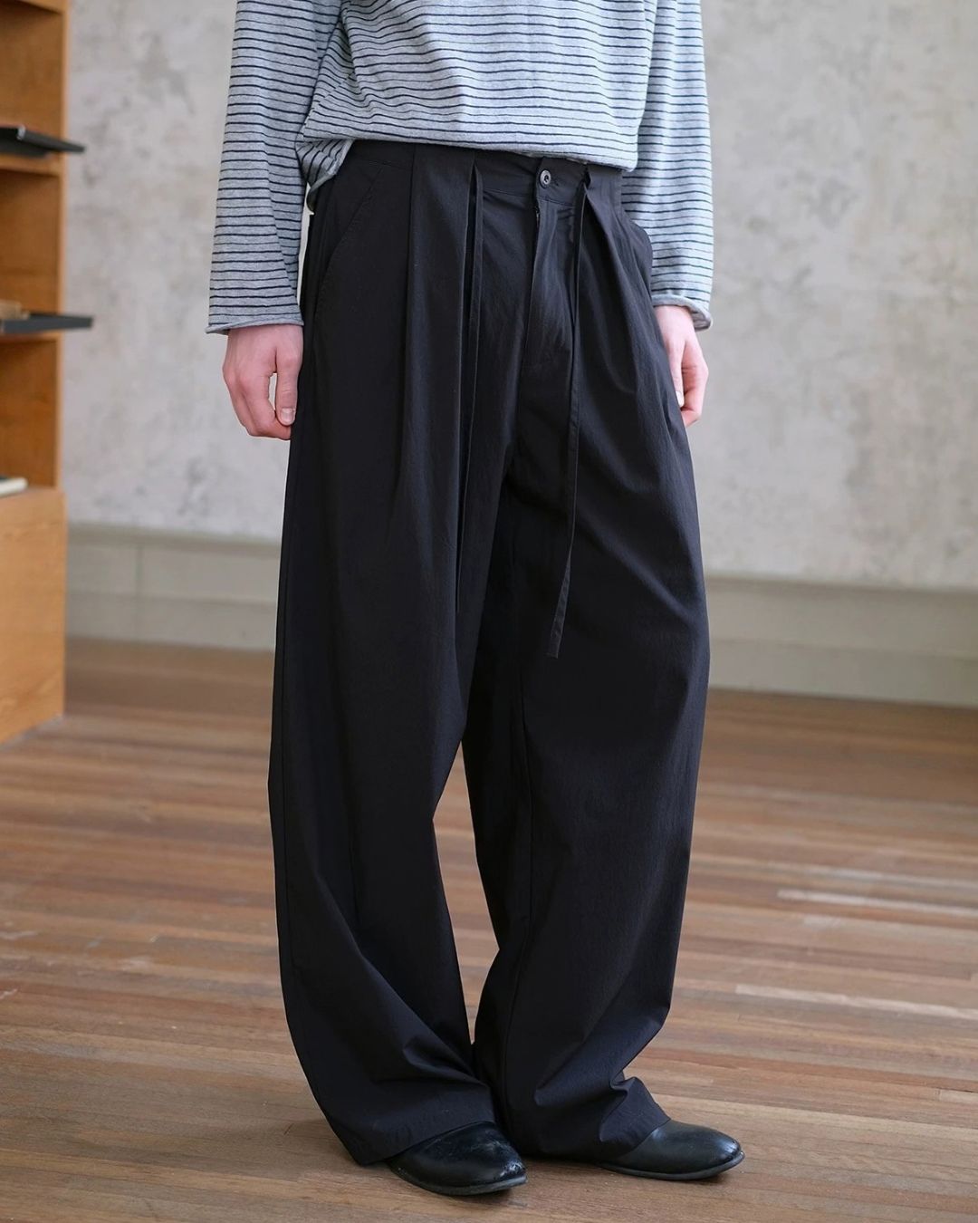 Casual Tuck Wide Pants　WP122