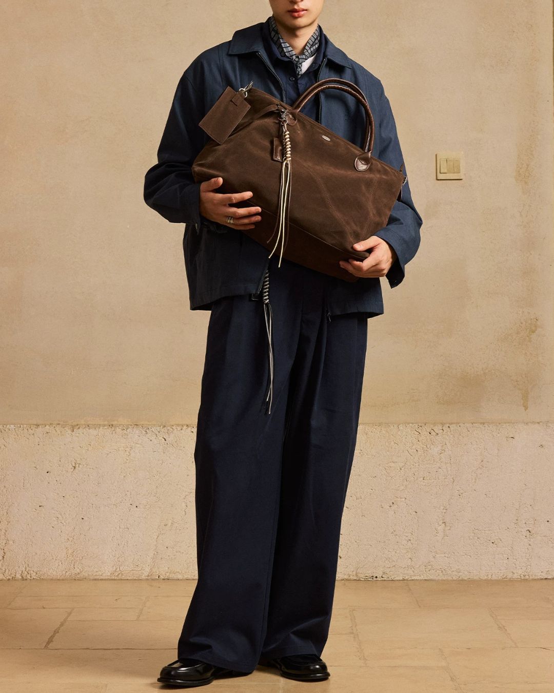 Multi-way Suede Tote Bag　BG017