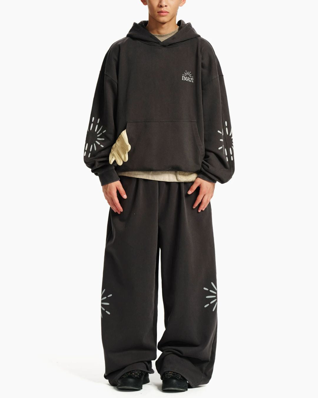 Washed Sunburst Sweat Pants　TP031