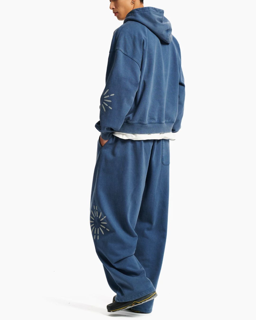 Washed Sunburst Hoodie　HD082