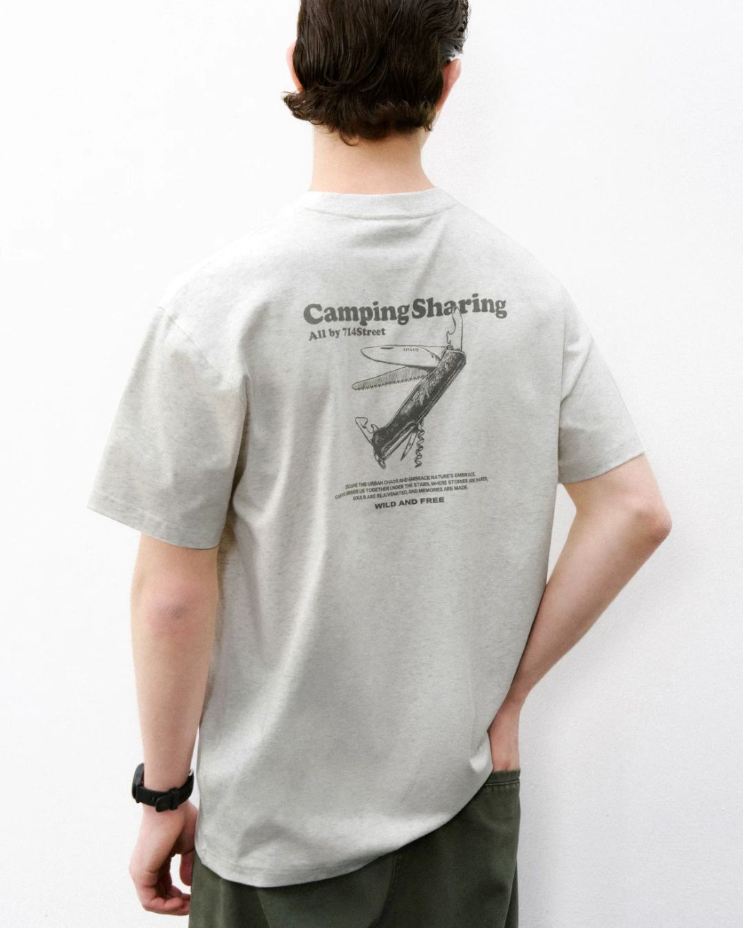 Camping-Graphic T-Shirt　ST221