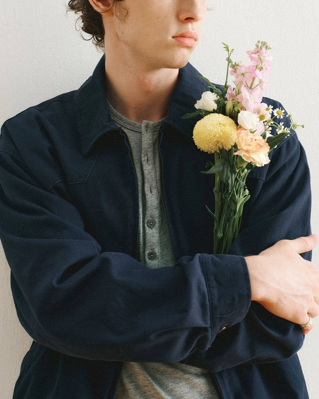 Vintage Wash Zip Jacket　JK256