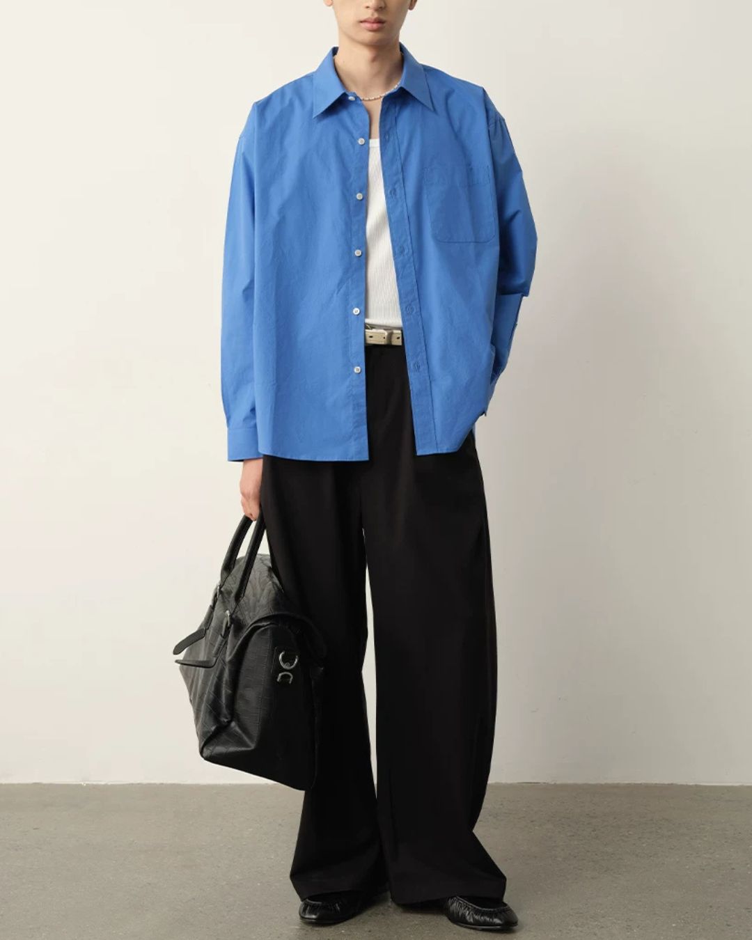 Wide Tuck A-Line Pants　WP114