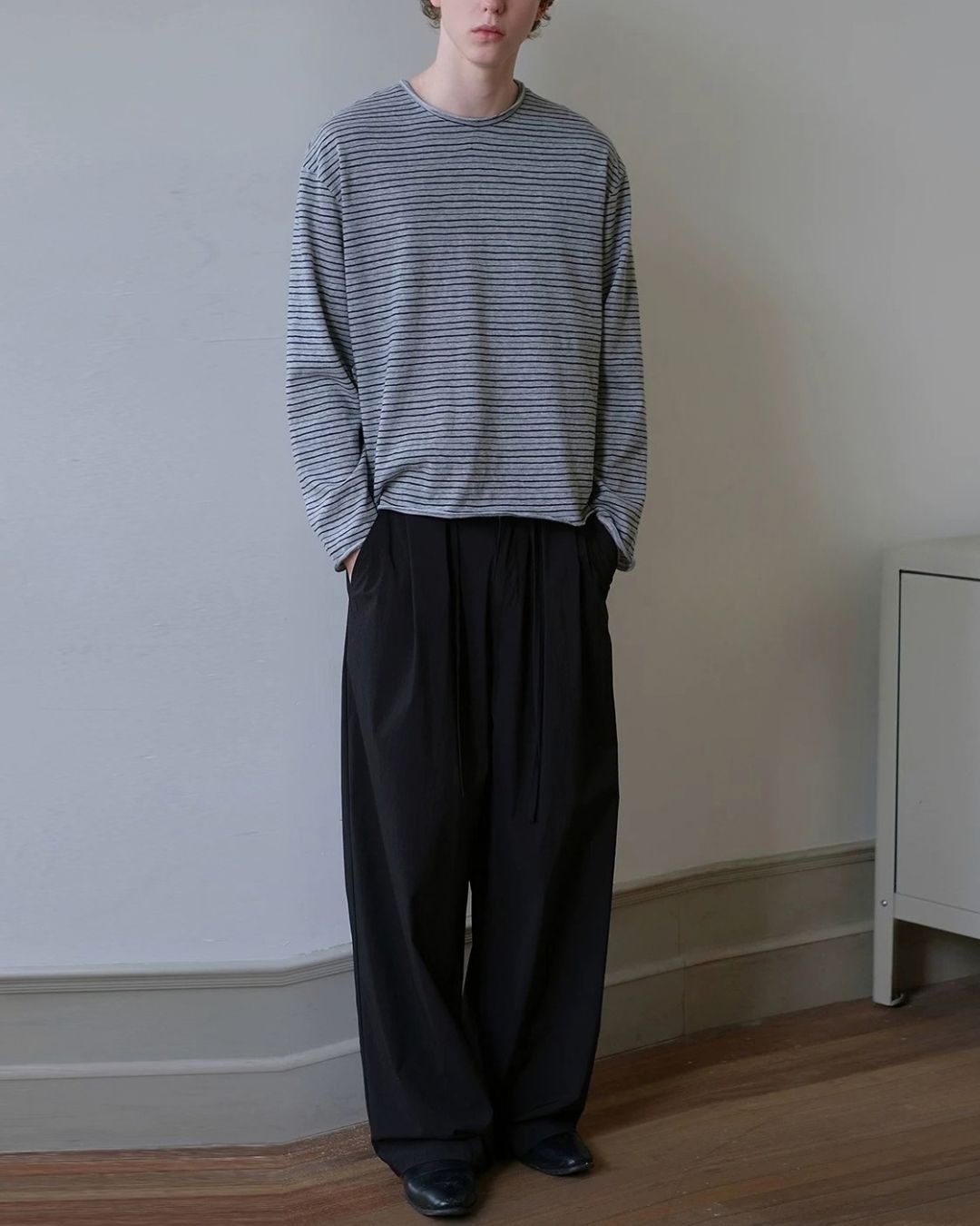 Casual Tuck Wide Pants　WP122