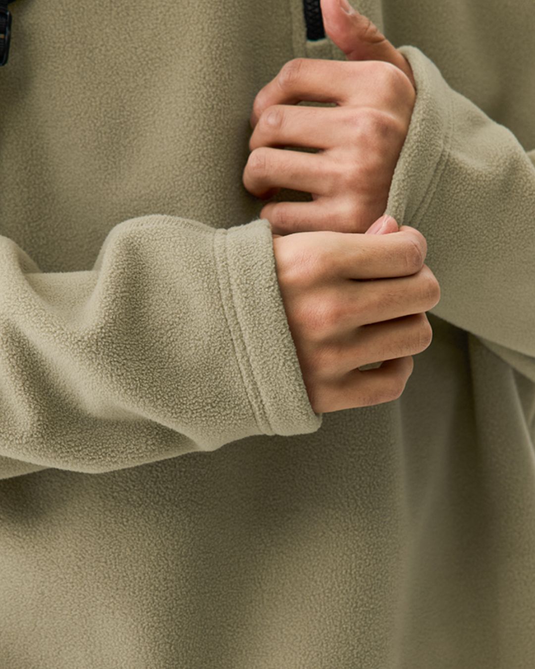 Fleece Half-zip Sweat　SW095