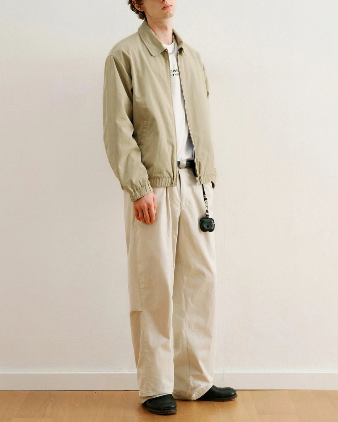 Washed Harrington Jacket　JK262