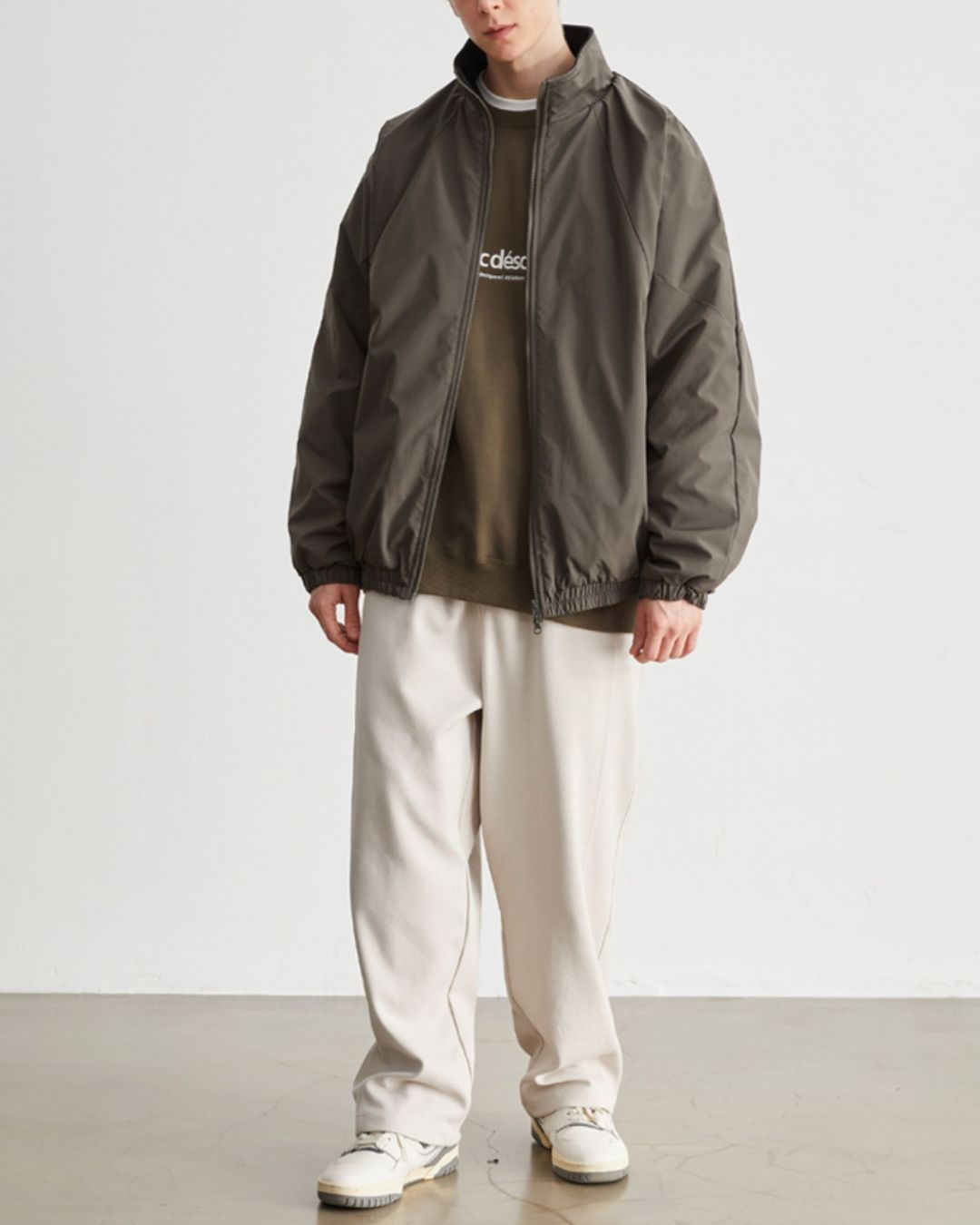 【10日以内お届け】Double Zipper Fleece Jacket　JK245