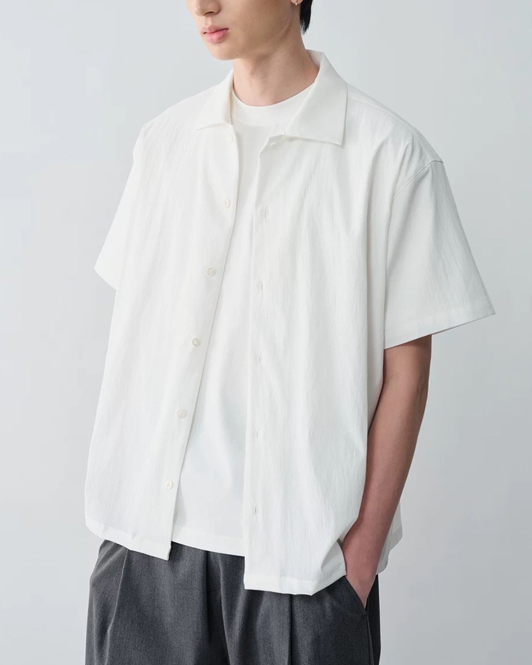 Draped Clean Fit Shirt　SS088