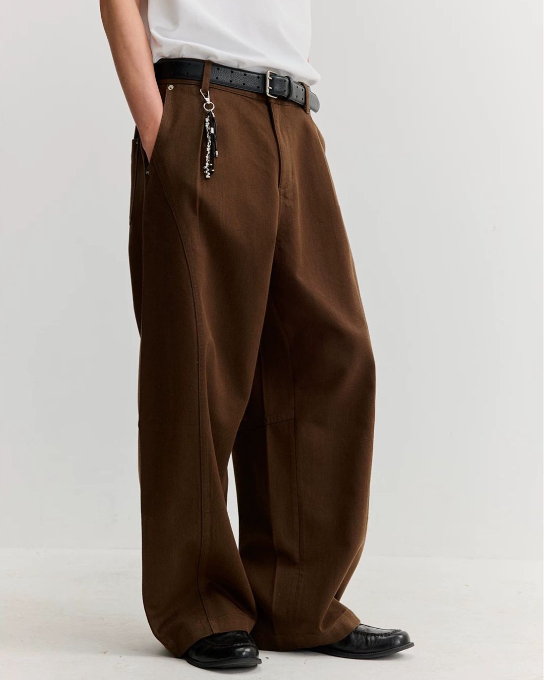 Lyocell-blend Curved Pants　WP113