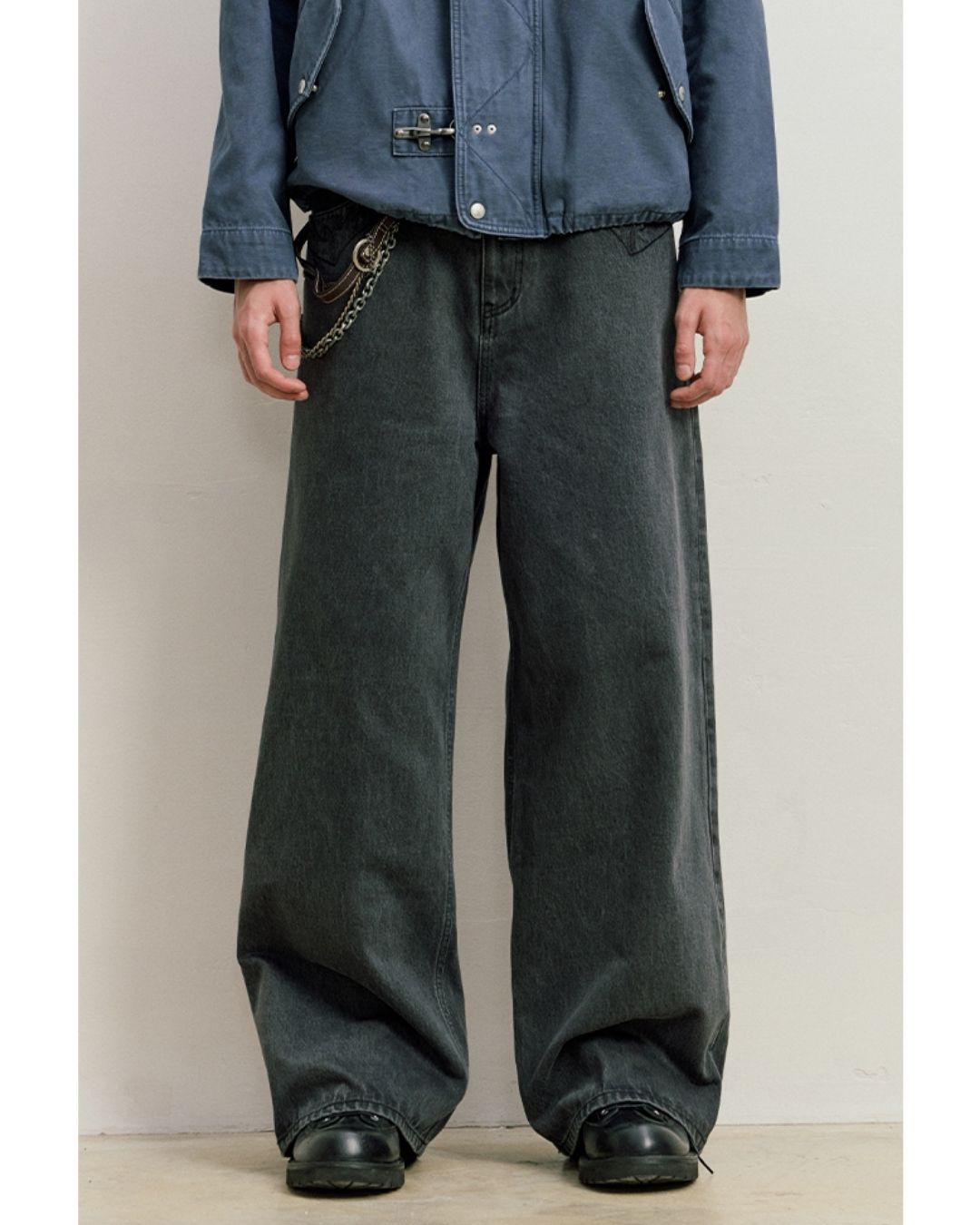 Casual Wide Straight Jeans　DP054