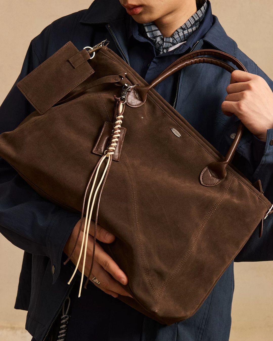 Multi-way Suede Tote Bag　BG017