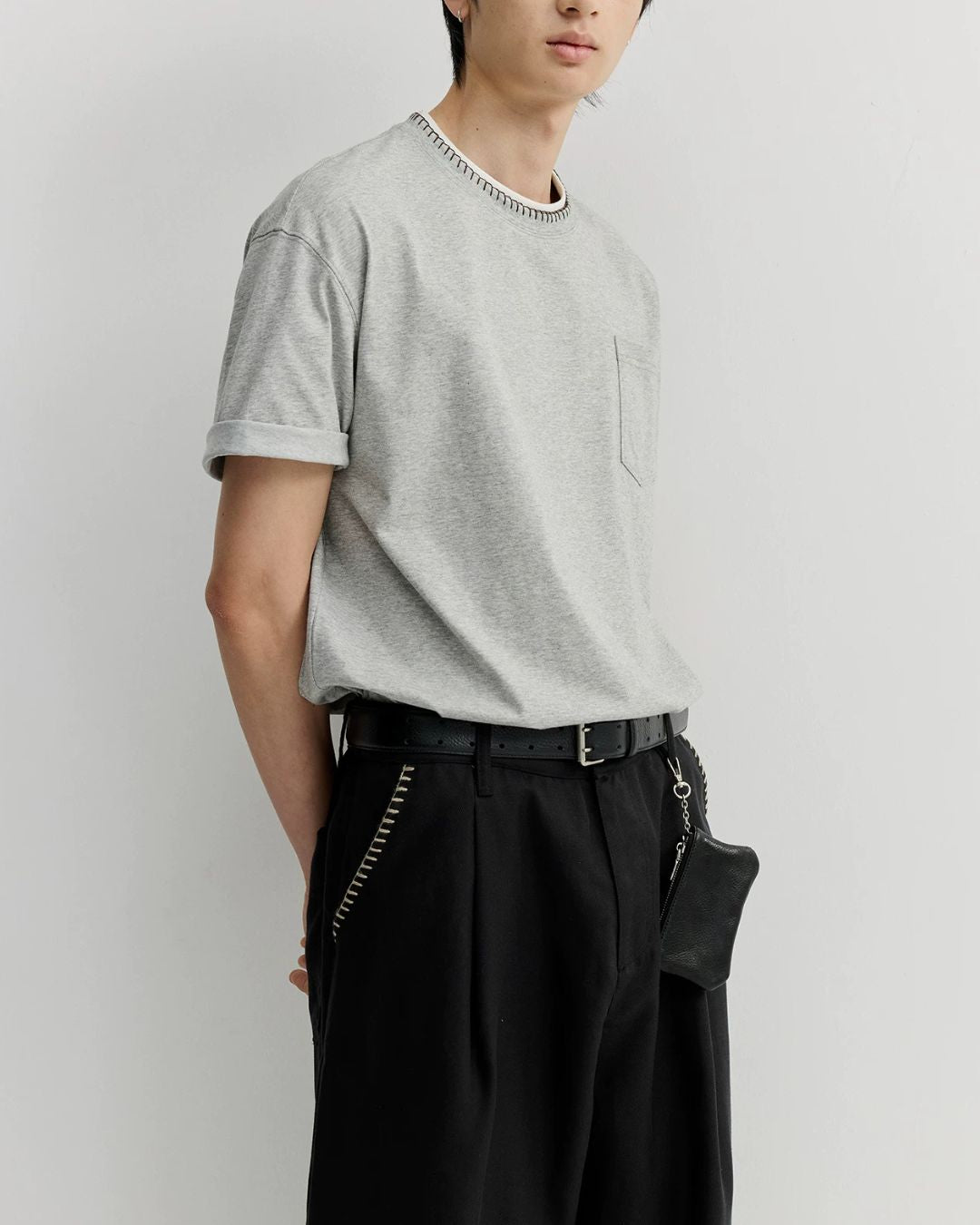 Contrast Stitch Cool T-Shirt　ST223