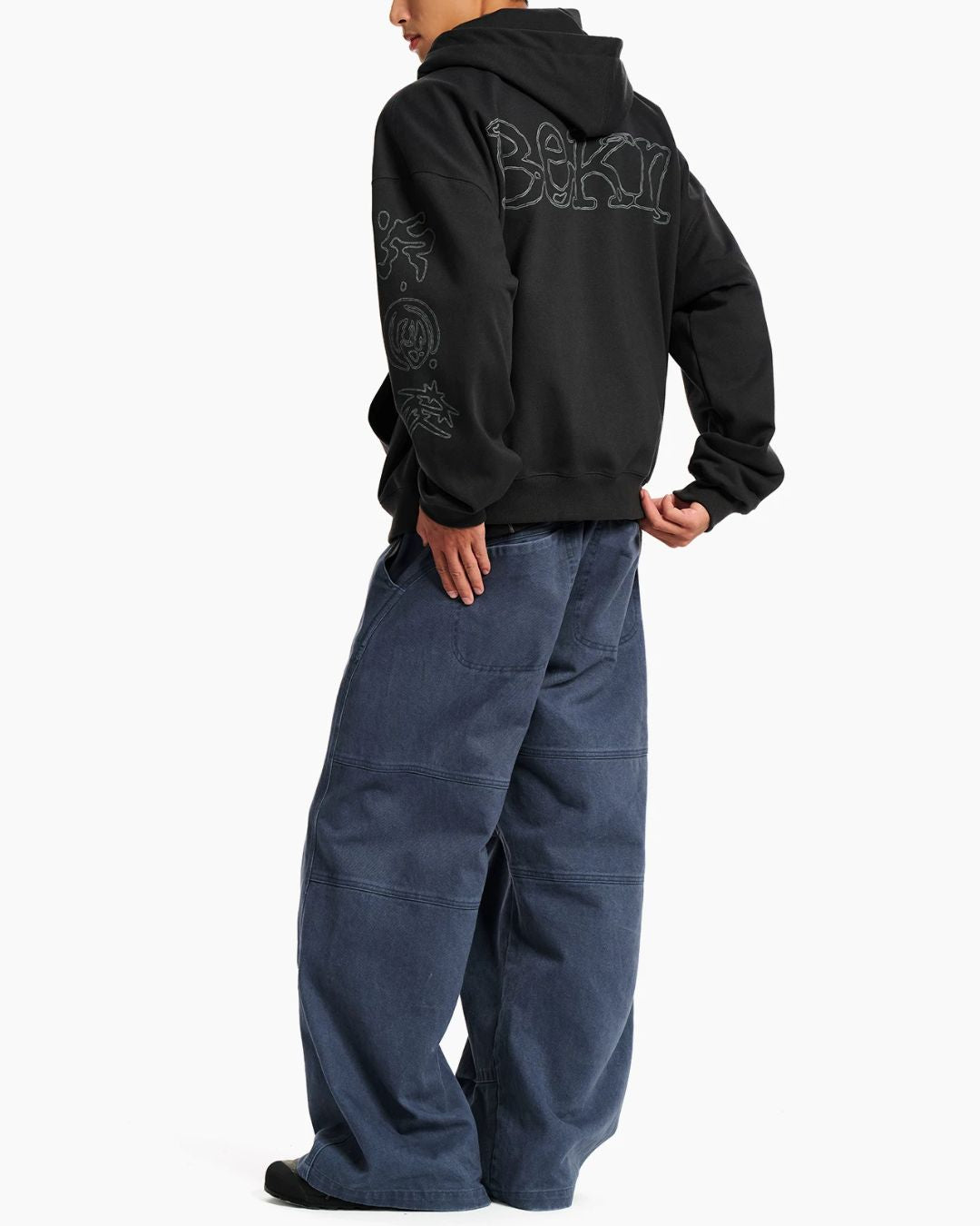 Washed Twill Wide Pants　WP128