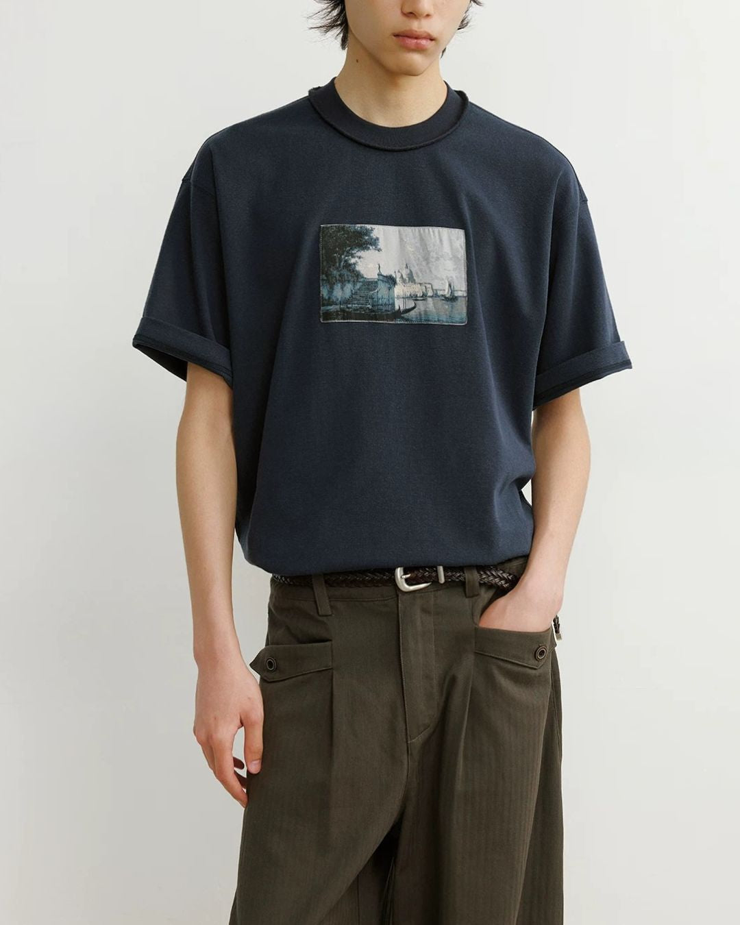 Landscape Painting T-shirt　ST197