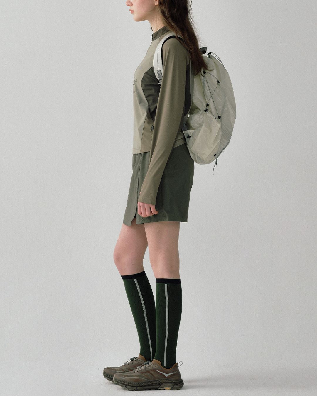 【10日以内お届け】Quick-drying Half-zip T-shirt　LT079