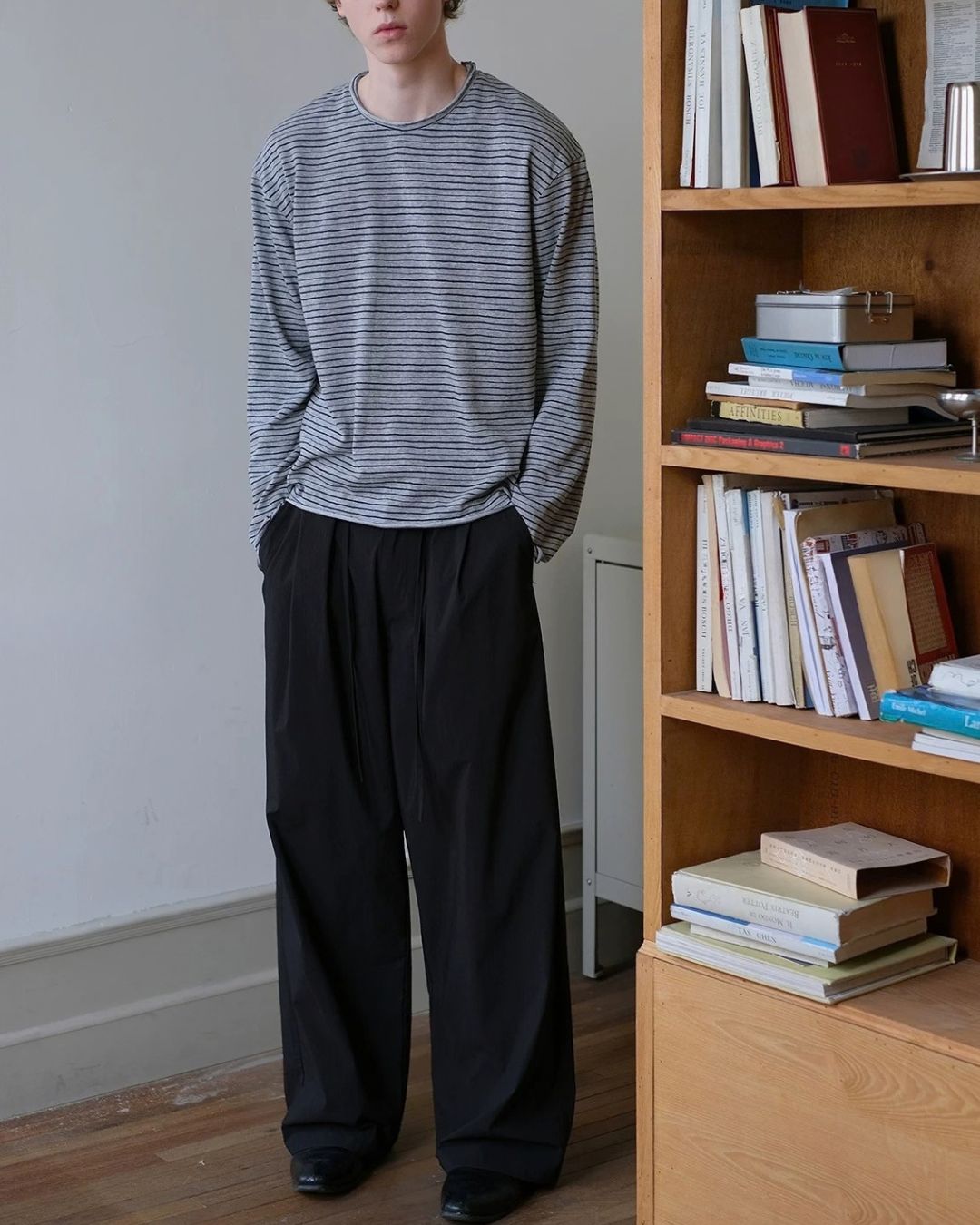 Casual Tuck Wide Pants　WP122