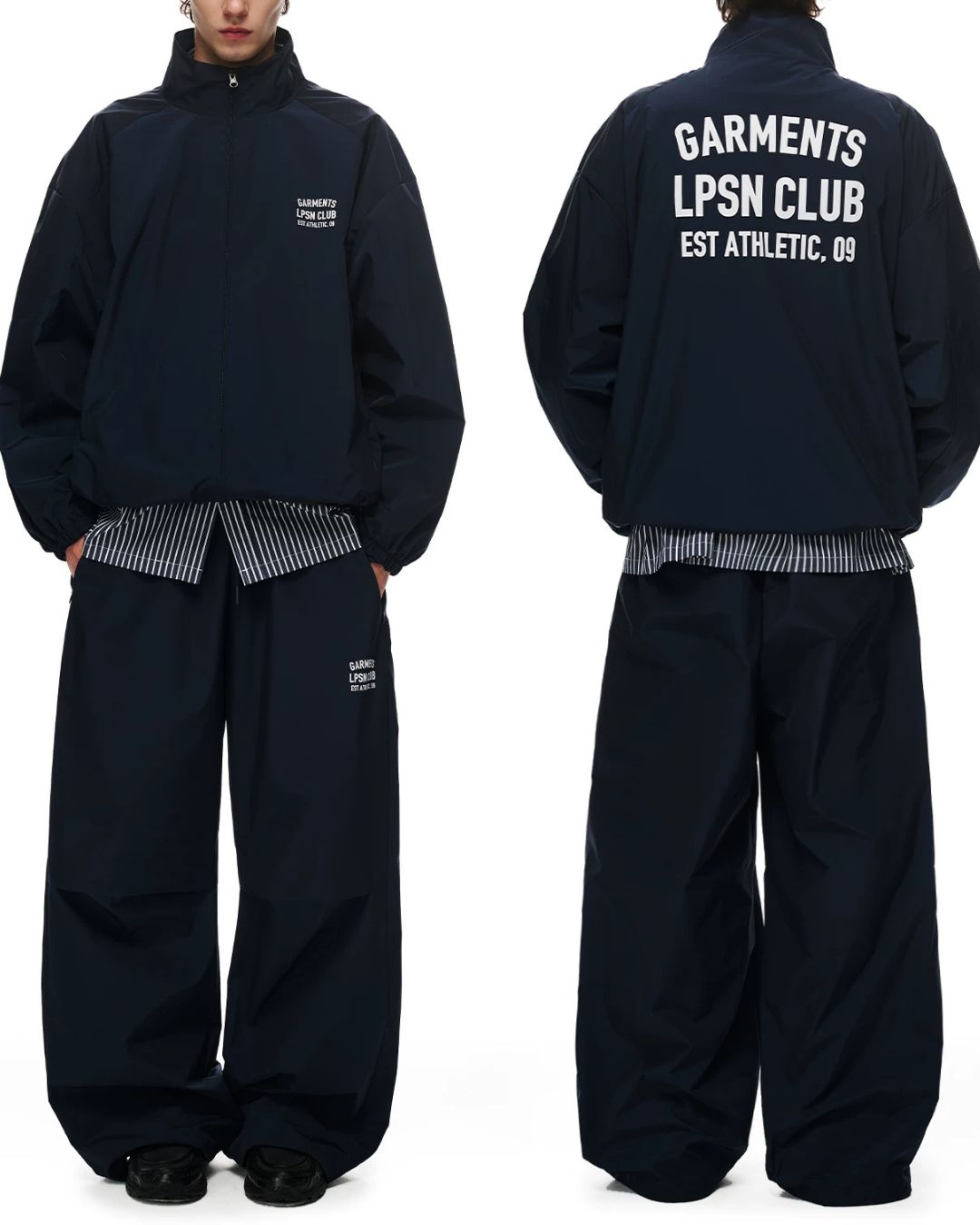 Panel Wide Track Pants　WP129