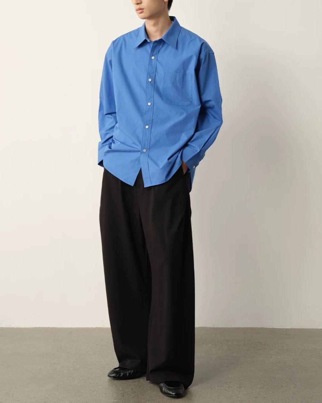 Wide Tuck A-Line Pants　WP114