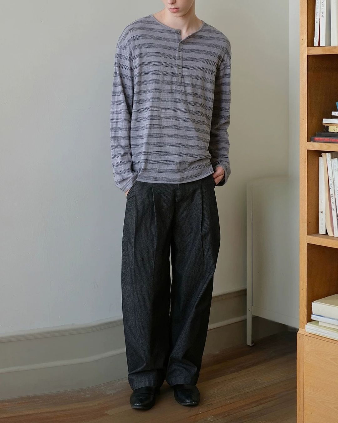 Relaxed Tuck Wide Pants　WP121