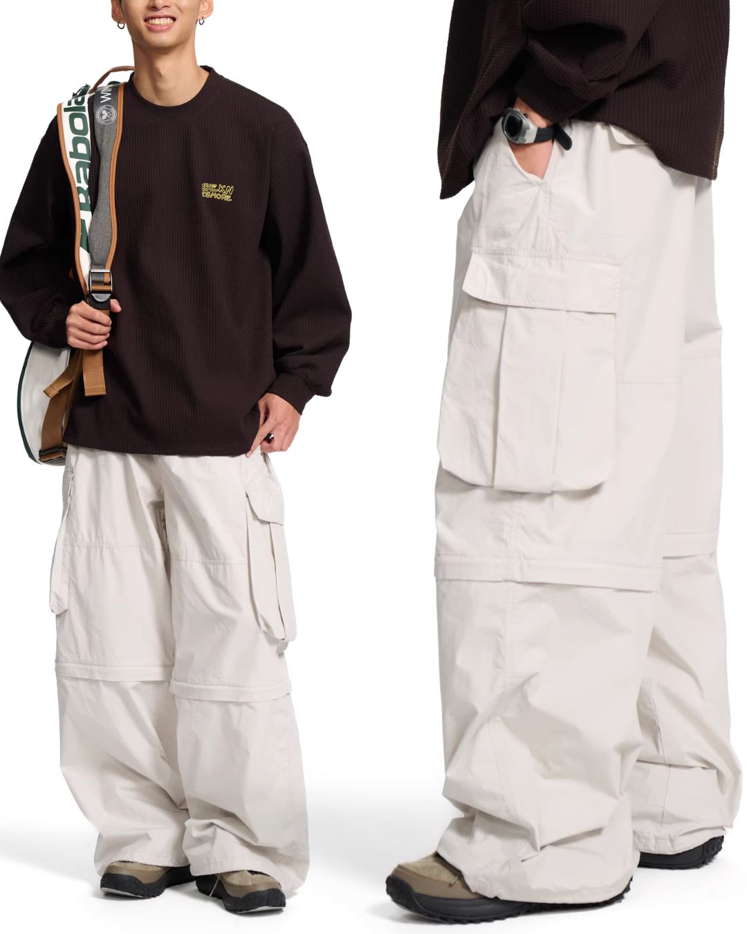 2-Way Wide Cargo Pants　WP096