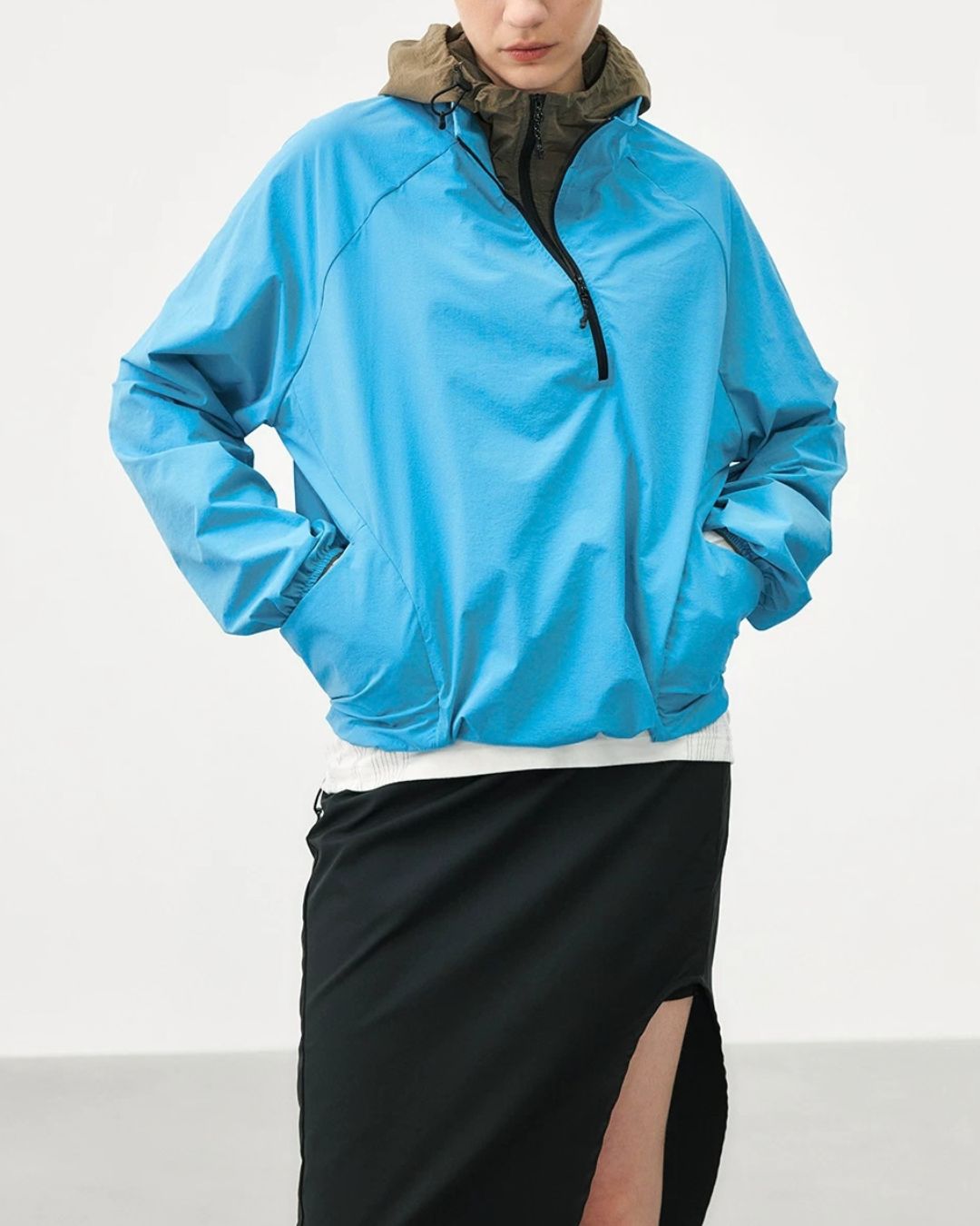 Layered Anorak Nylon Jacket　JK258