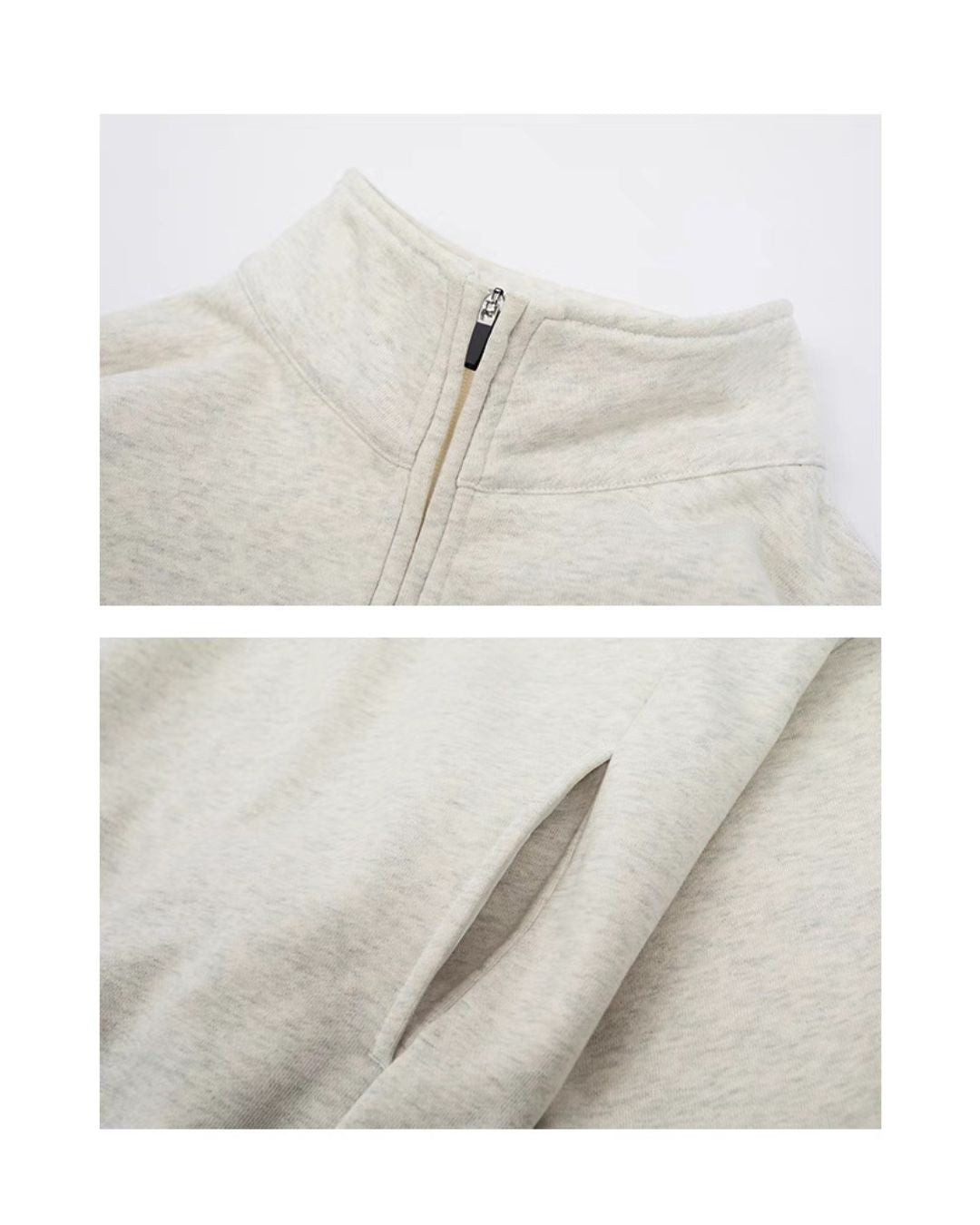 Half Zip Cotton Sweat　SW066