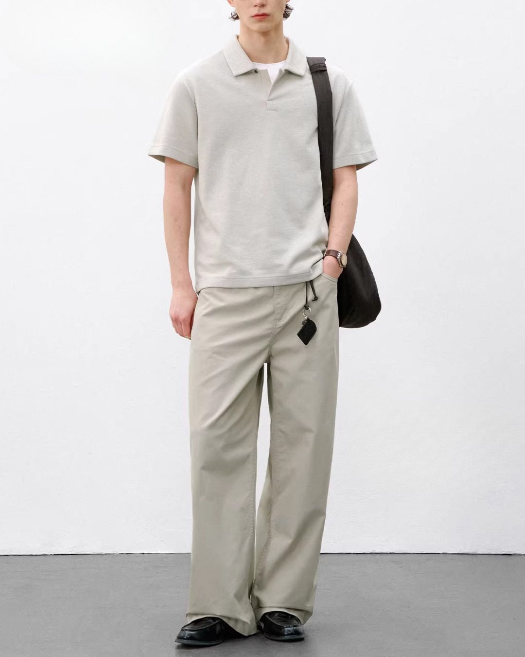 Seagull Collar Polo Shirt　SS077