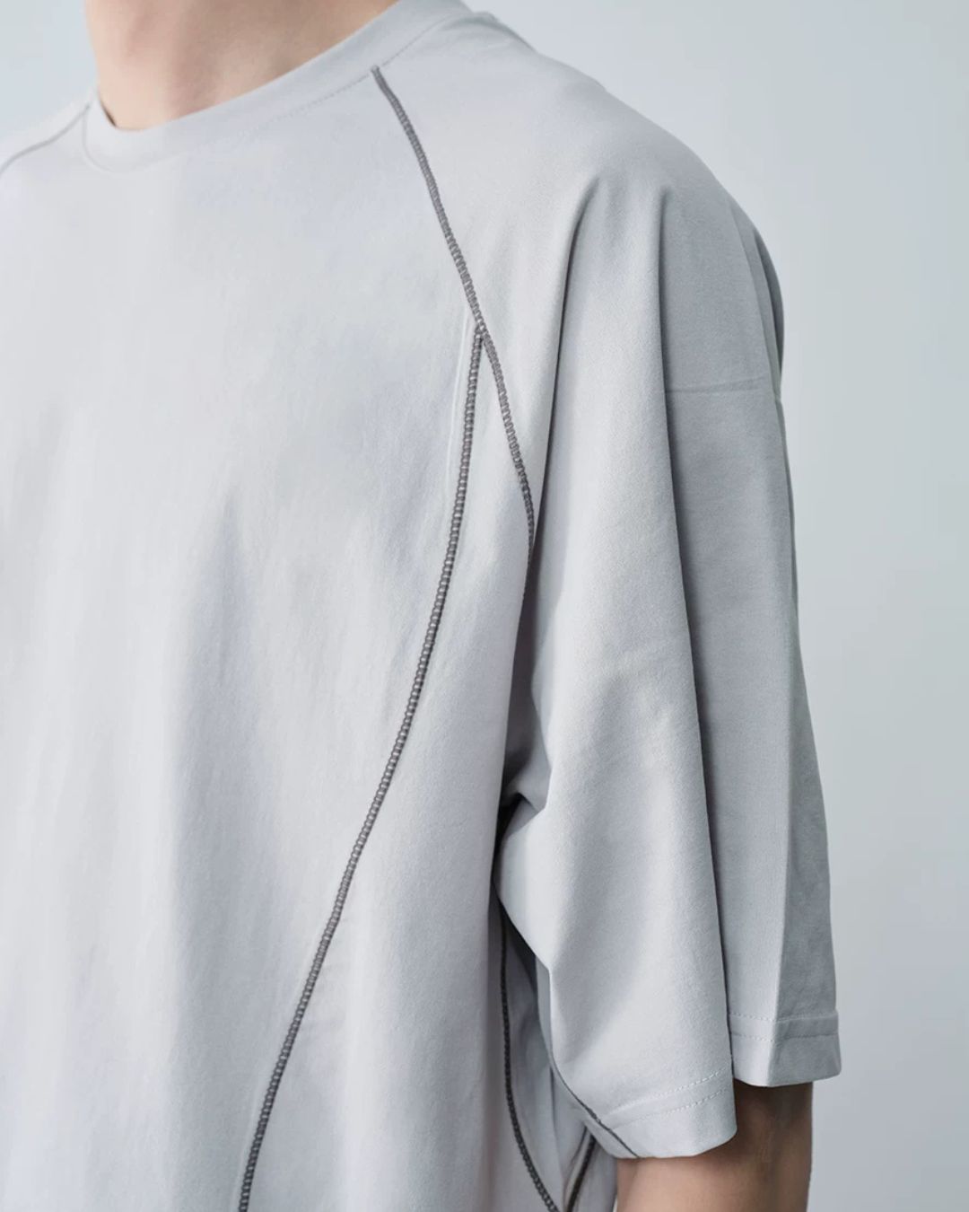 Curved Line Sporty T-Shirt　ST190