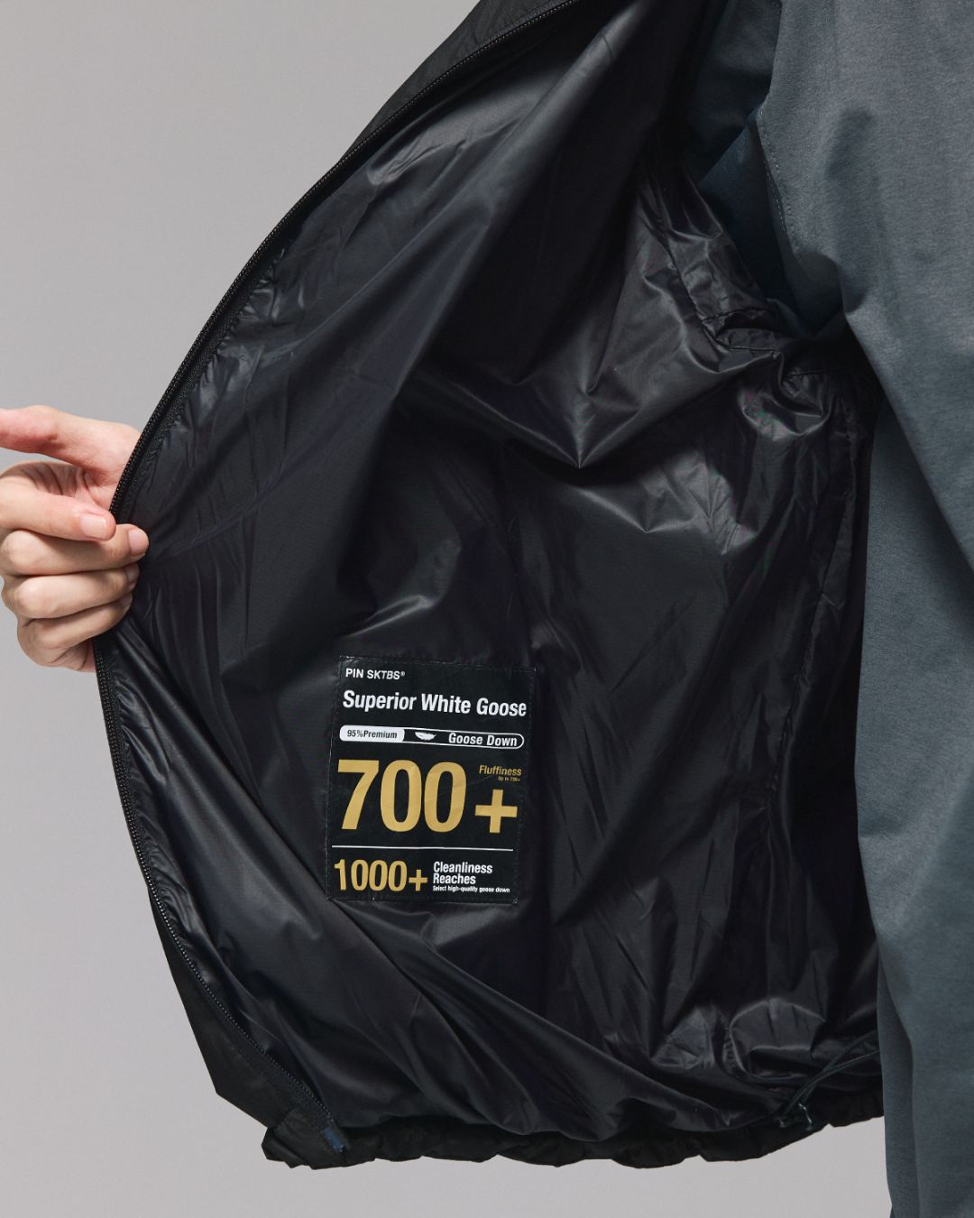 One-point White Goose Down  Jacket　DW020