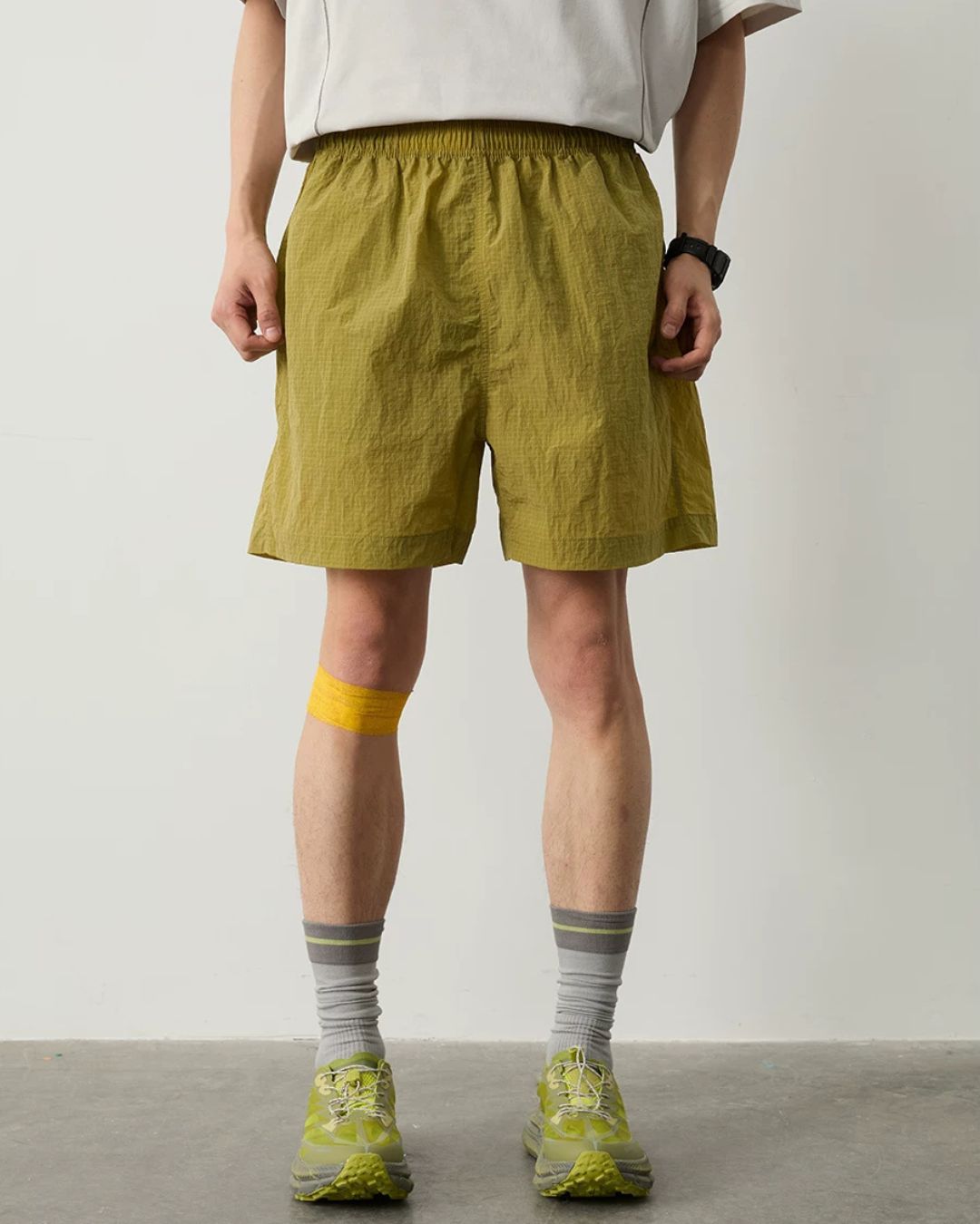 Metallic Texture Waterproof  Shorts　SP071