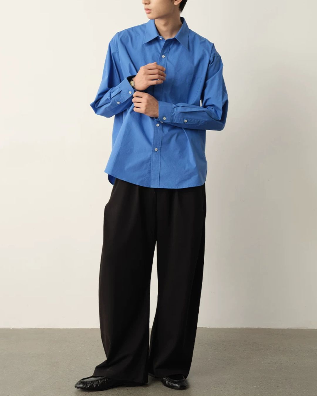 Wide Tuck A-Line Pants　WP114