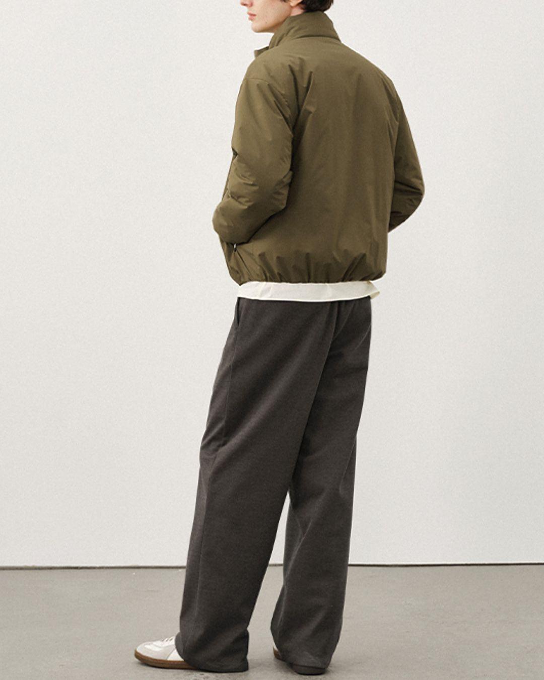 Wool Straight Wide Pants　WP079
