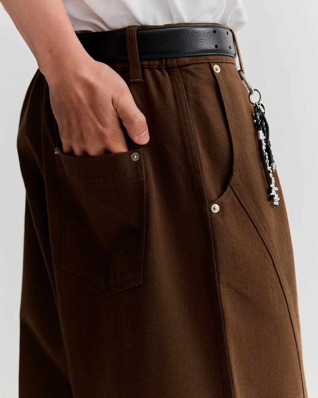 Lyocell-blend Curved Pants　WP113