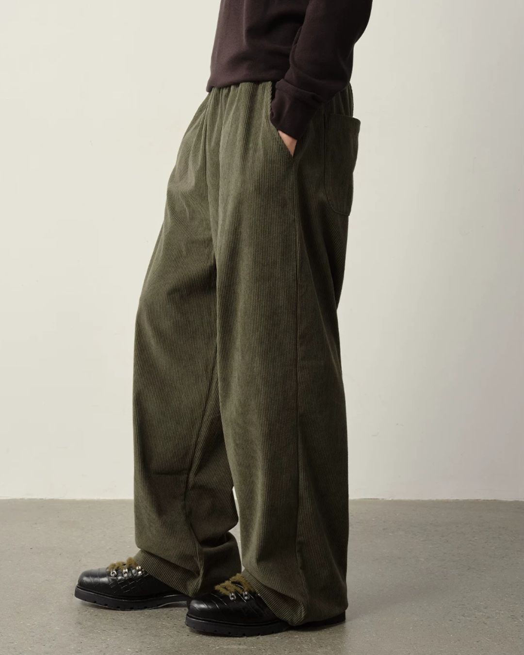 Corduroy Wide Pants　WP125