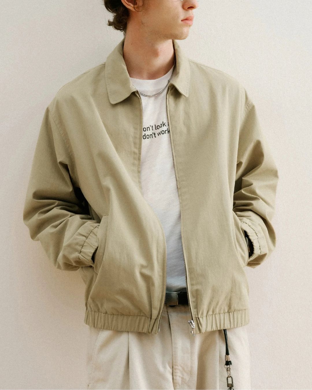 Washed Harrington Jacket　JK262