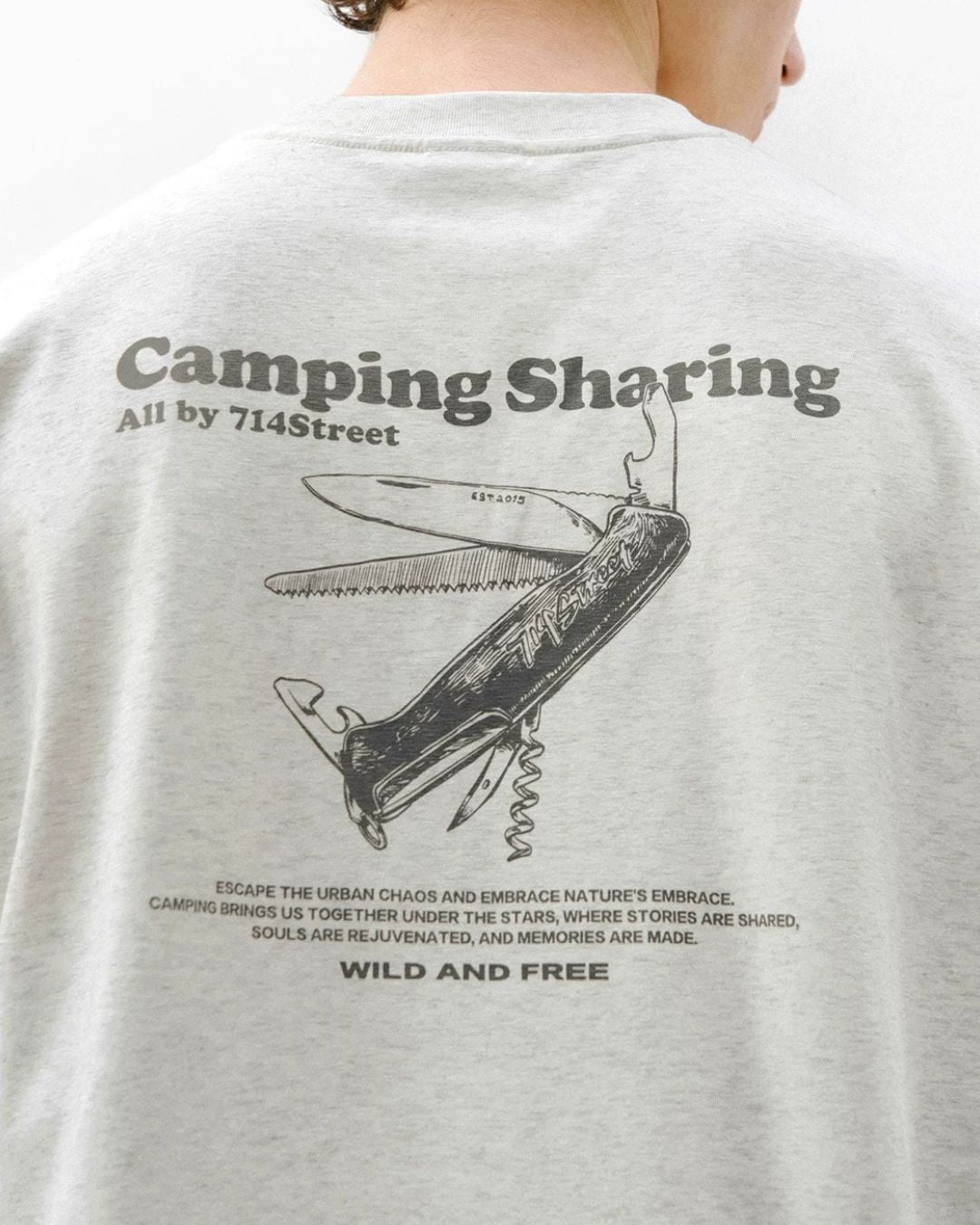 Camping-Graphic T-Shirt　ST221