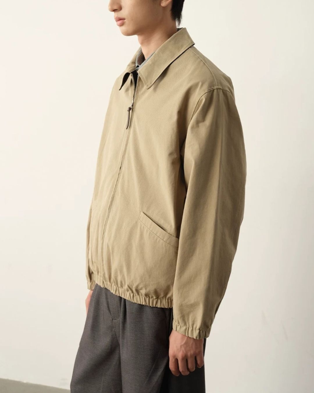 Reversible Check Zip Jacket　JK259