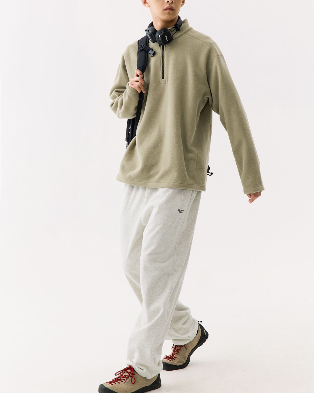 Fleece Half-zip Sweat　SW095