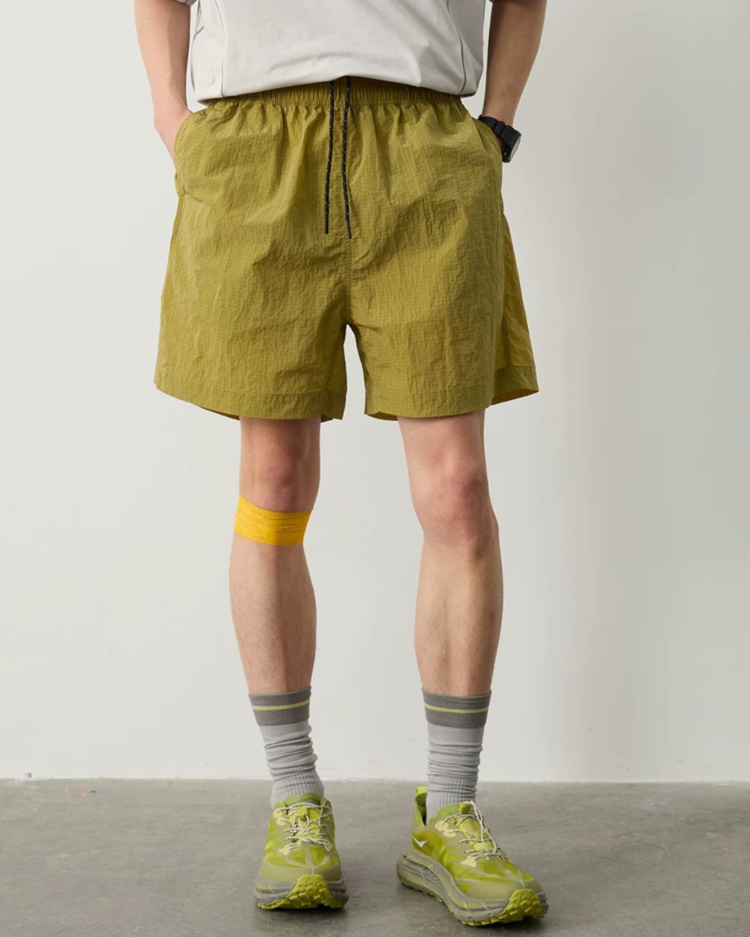 Metallic Texture Waterproof  Shorts　SP071