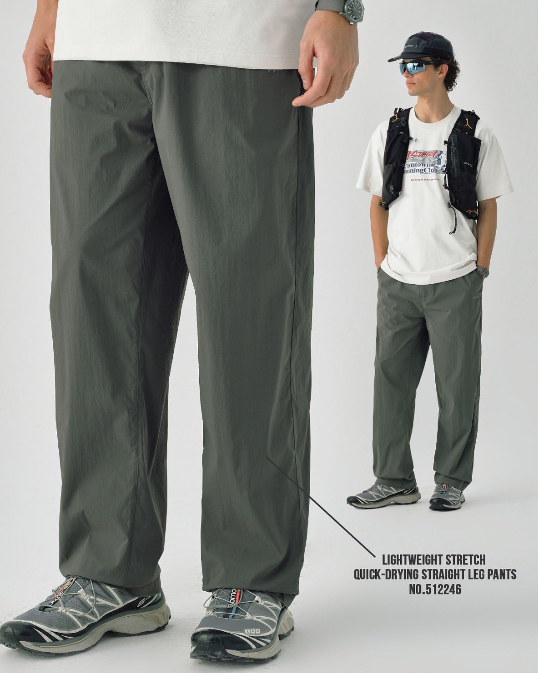 【10日以内お届け】Lightweight Stretch Pants　WP093