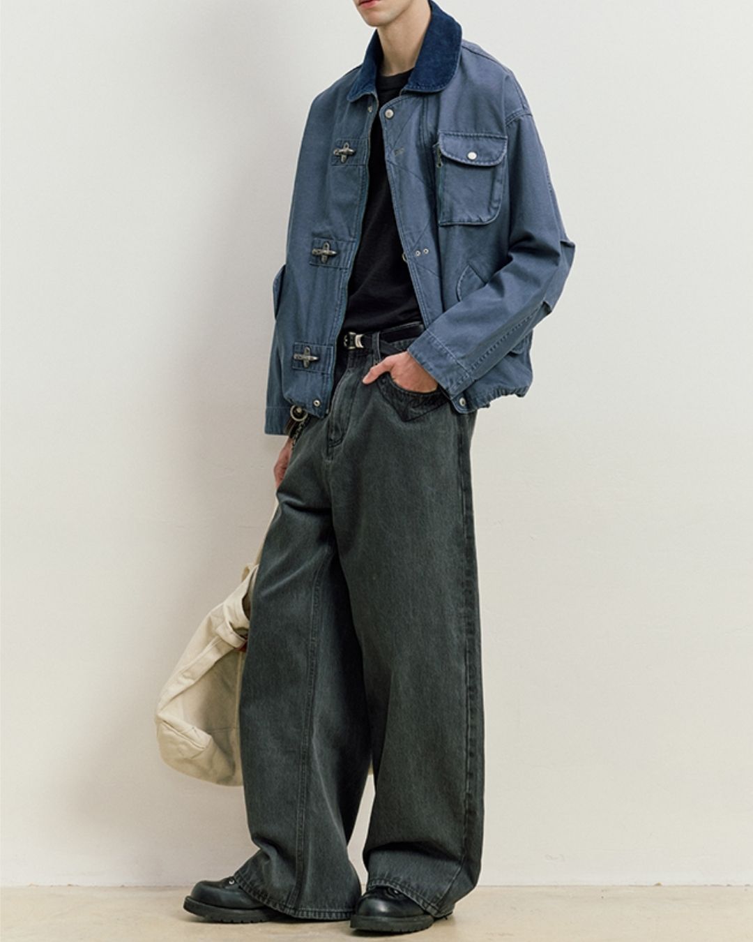 Casual Wide Straight Jeans　DP054