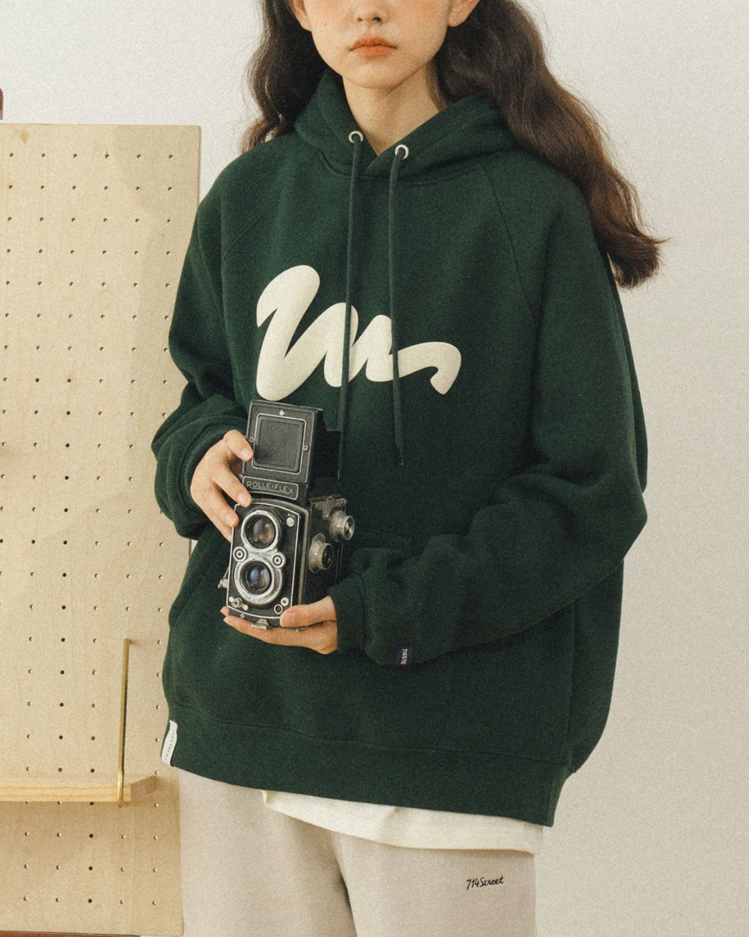 Painted Logo Hoodie　HD011