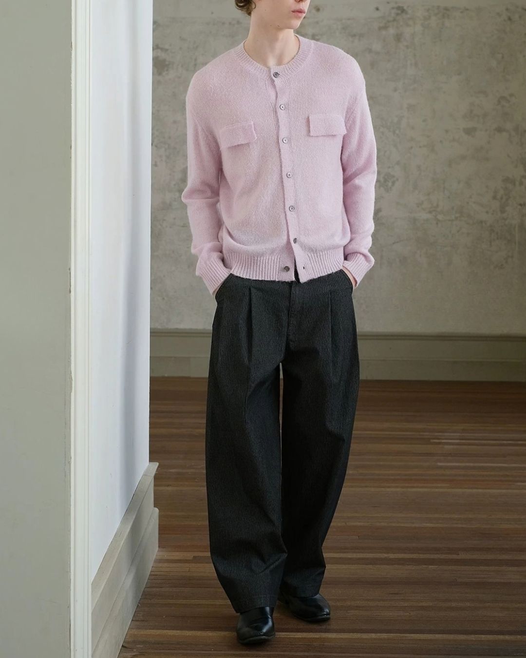 Relaxed Tuck Wide Pants　WP121