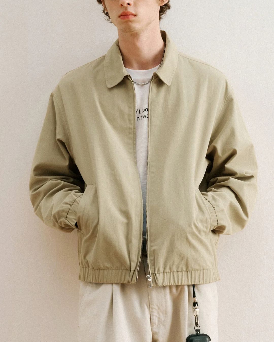 Washed Harrington Jacket　JK262