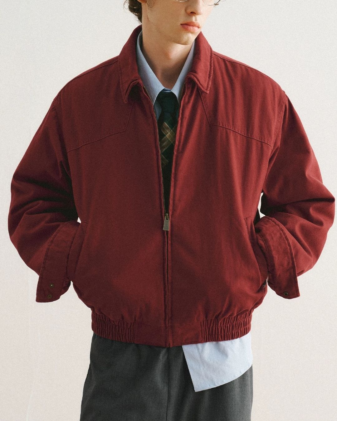 Vintage Wash Zip Jacket　JK256