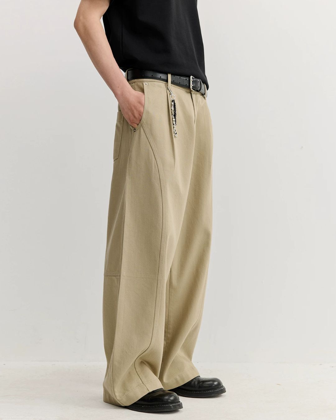 Lyocell-blend Curved Pants　WP113
