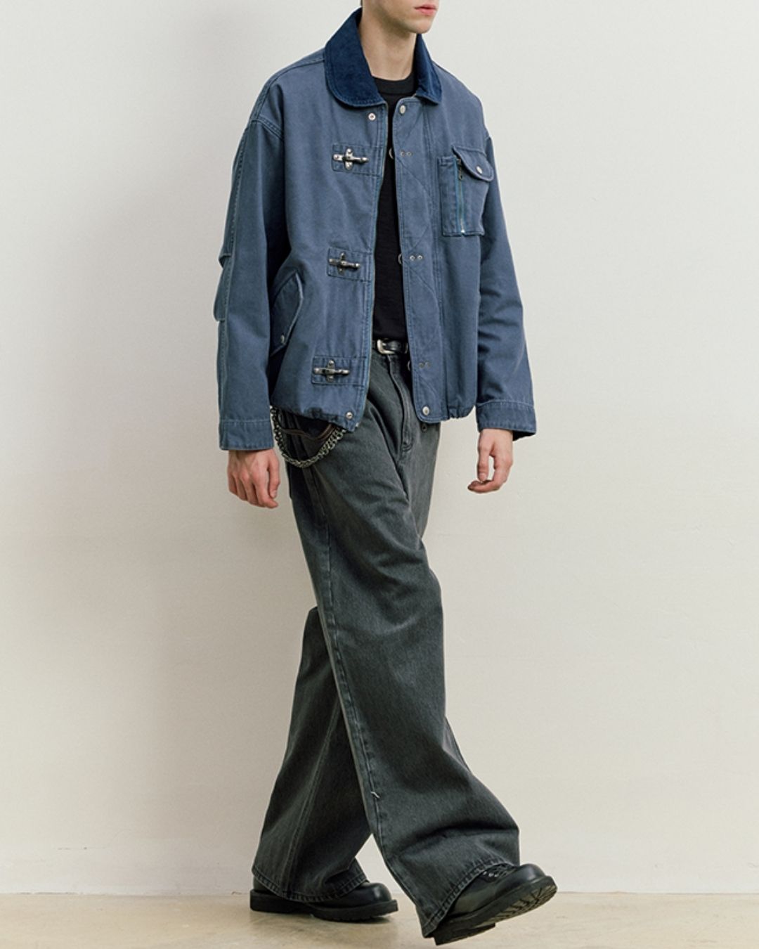 Casual Wide Straight Jeans　DP054