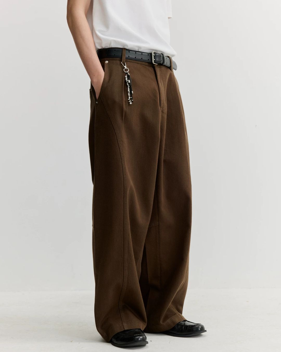 Lyocell-blend Curved Pants　WP113